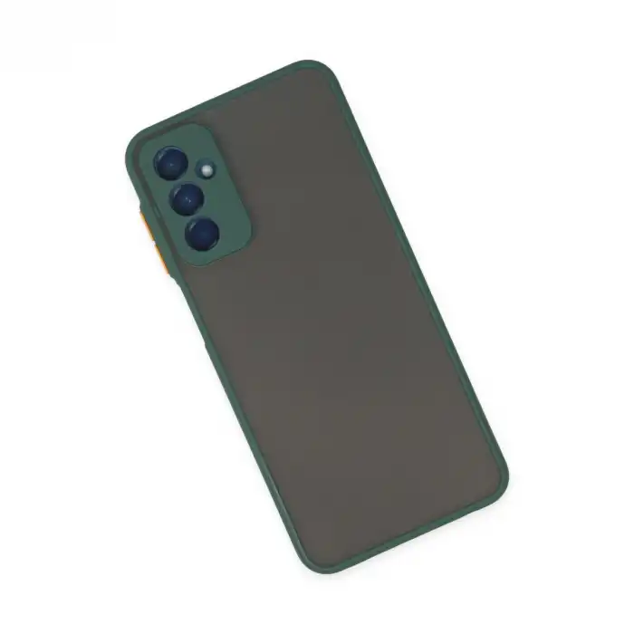 Samsung Galaxy M13 Kılıf Montreal Silikon Kapak - Yeşil