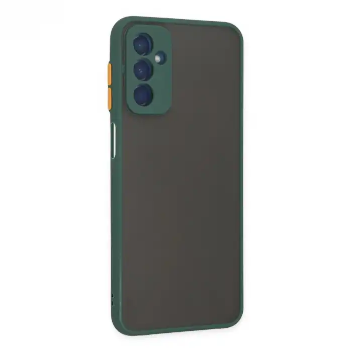 Samsung Galaxy M13 Kılıf Montreal Silikon Kapak - Yeşil