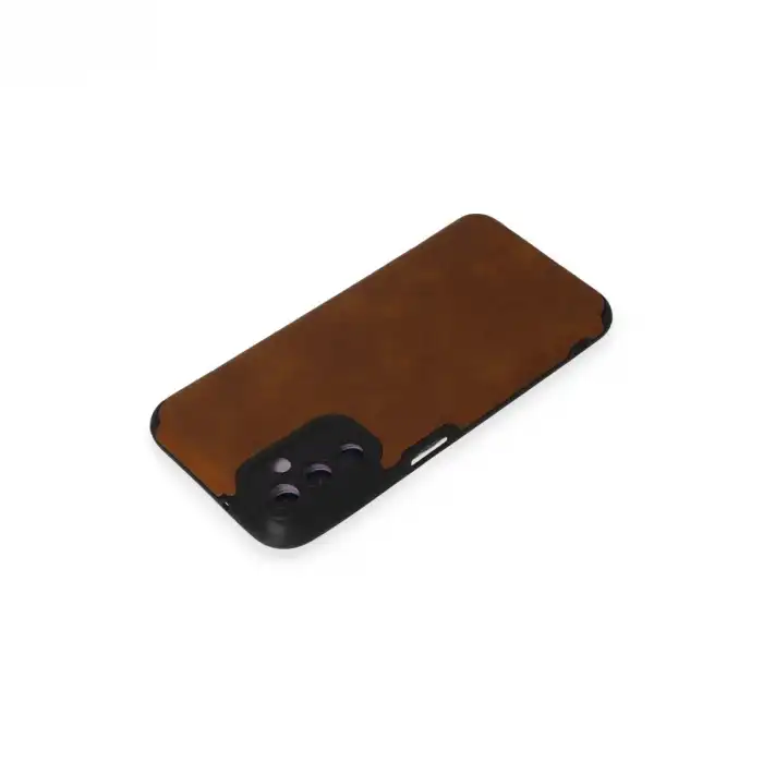 Samsung Galaxy M14 5g Kılıf Loop Deri Silikon - Kahverengi