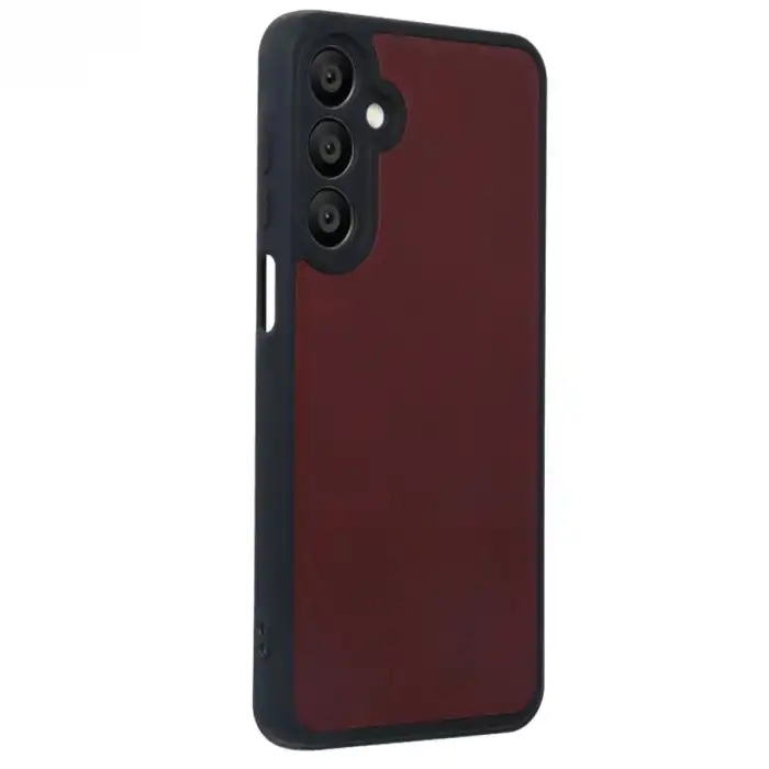 Samsung Galaxy M15 Kılıf Aras Deri Kapak - Bordo