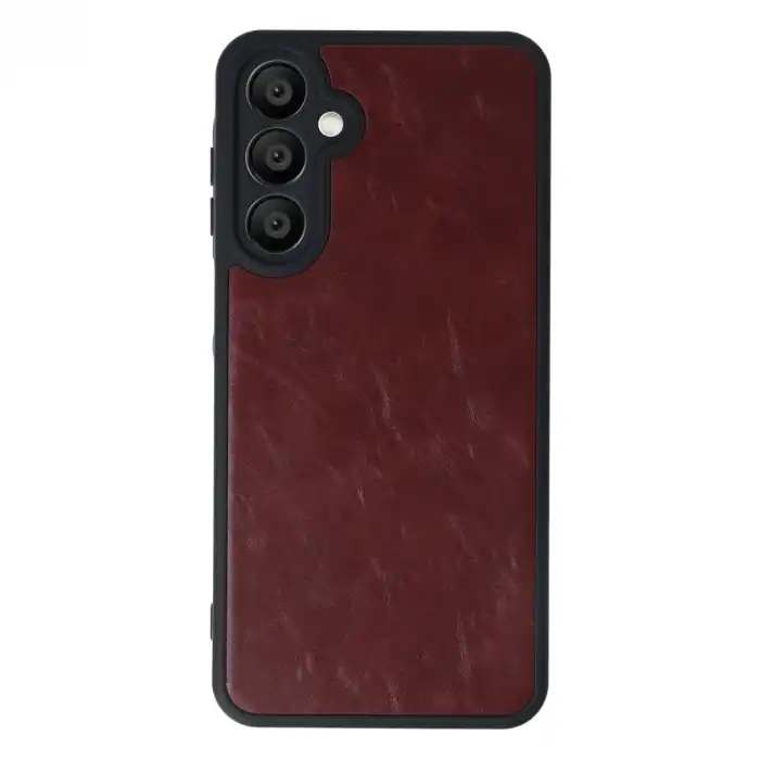 Samsung Galaxy M15 Kılıf Aras Deri Kapak - Bordo
