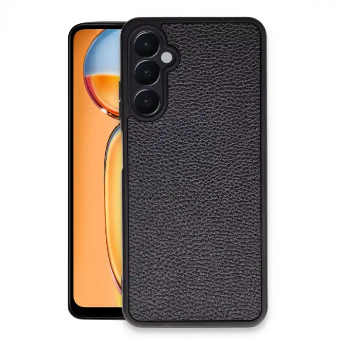 Samsung Galaxy M15 Kılıf Aras Deri Kapak - Siyah