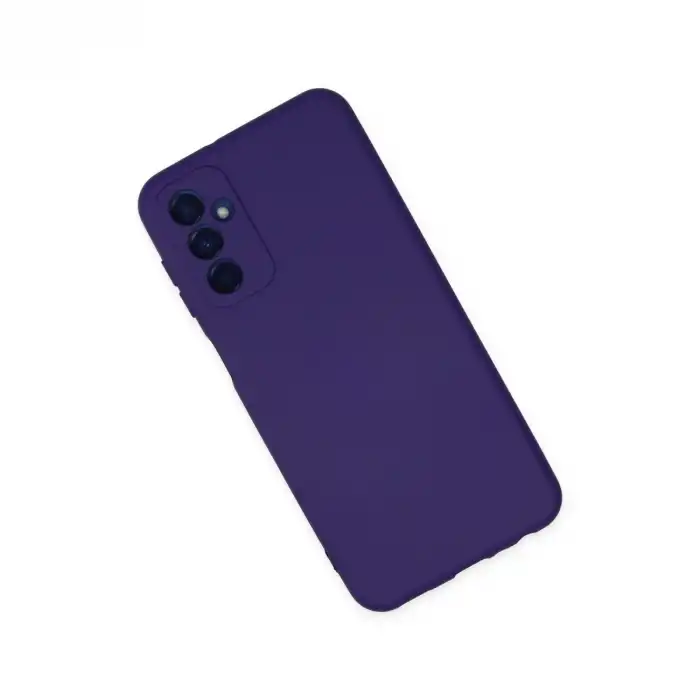 Samsung Galaxy M23 Kılıf Nano İçi Kadife Silikon - Mor