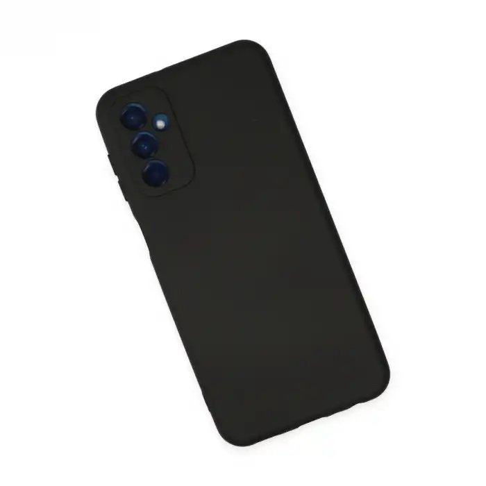 Samsung Galaxy M23 Kılıf Nano İçi Kadife Silikon - Siyah
