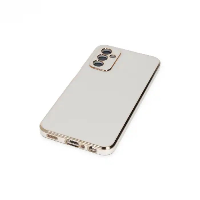 Samsung Galaxy M23 Kılıf Volet Silikon - Beyaz