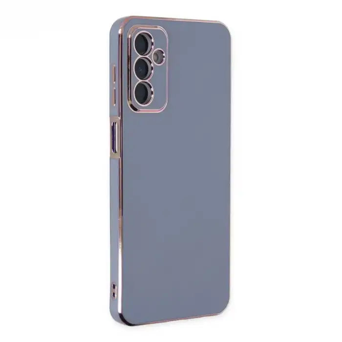 Samsung Galaxy M23 Kılıf Volet Silikon - Mavi