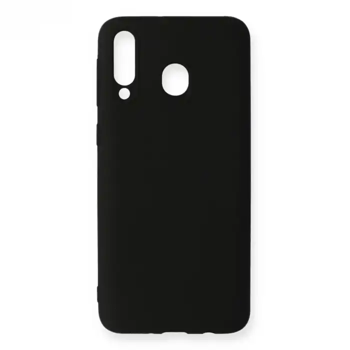 Samsung Galaxy M30 Kılıf First Silikon - Siyah