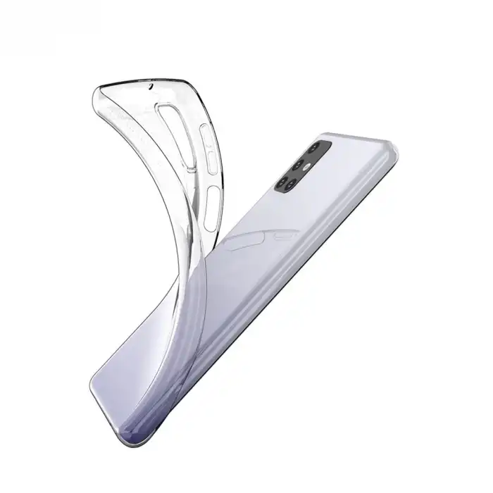 Samsung Galaxy M31s Kılıf Lüx Şeffaf Silikon