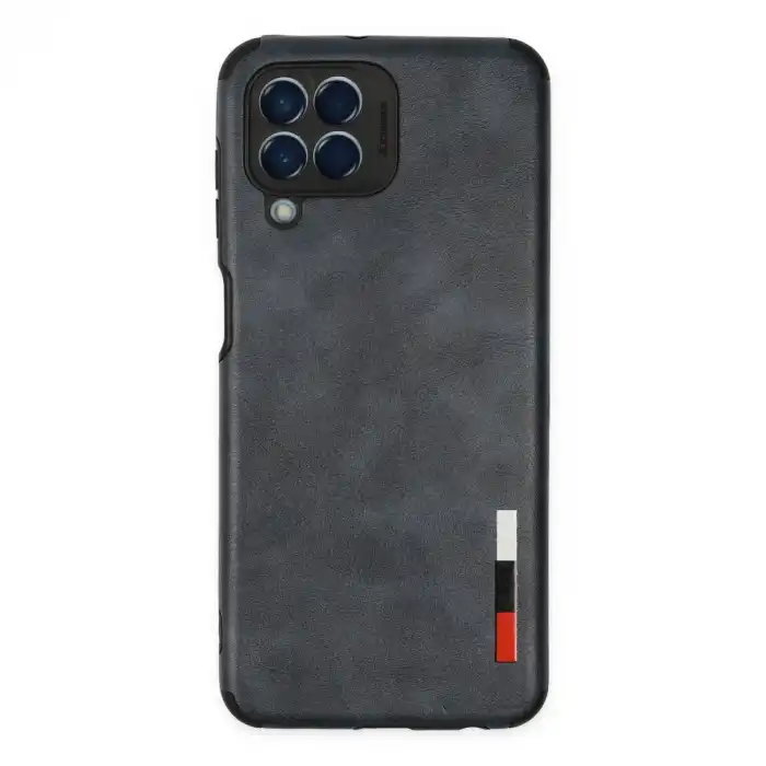 Samsung Galaxy M33 Kılıf Loop Deri Silikon - Lacivert