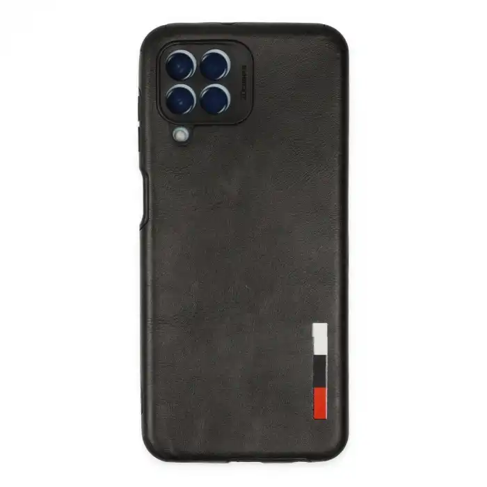 Samsung Galaxy M33 Kılıf Loop Deri Silikon - Siyah