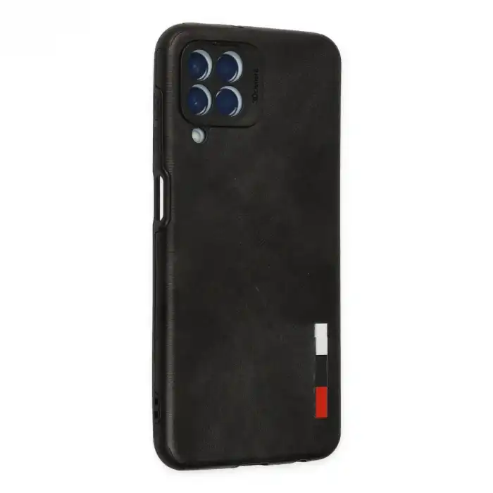 Samsung Galaxy M33 Kılıf Loop Deri Silikon - Siyah