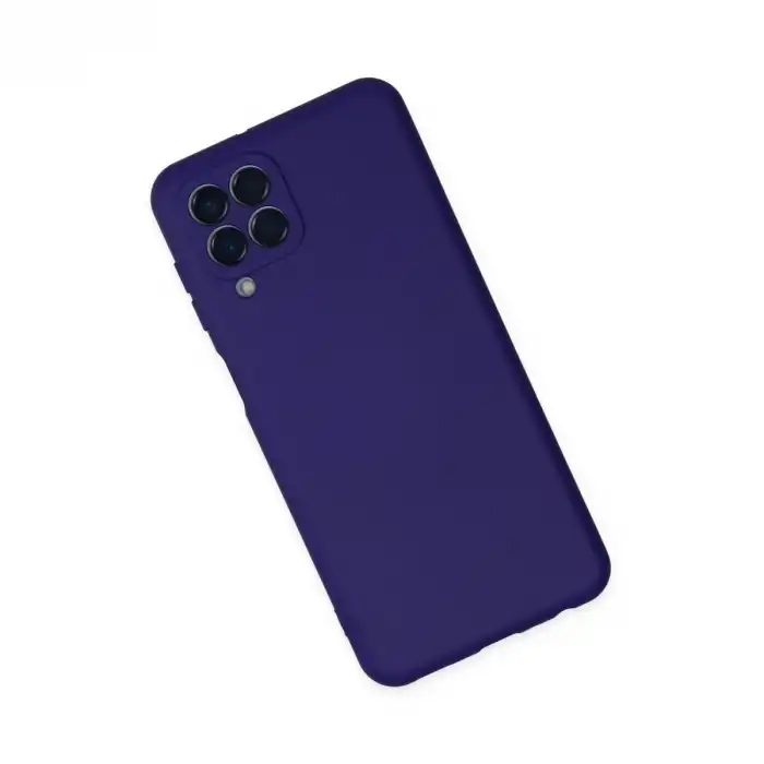 Samsung Galaxy M33 Kılıf Nano İçi Kadife Silikon - Mor