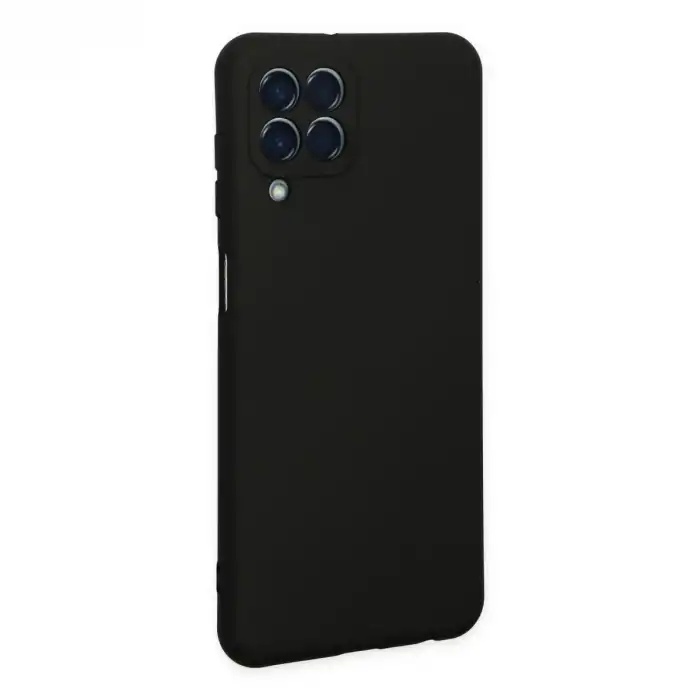 Samsung Galaxy M33 Kılıf Nano İçi Kadife Silikon - Siyah