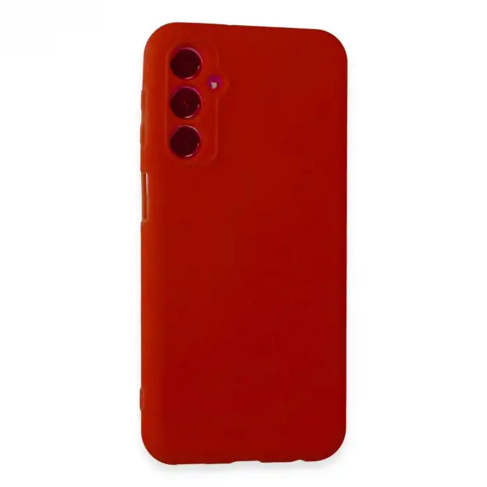 Samsung Galaxy M34 5g Kılıf First Silikon - Kırmızı