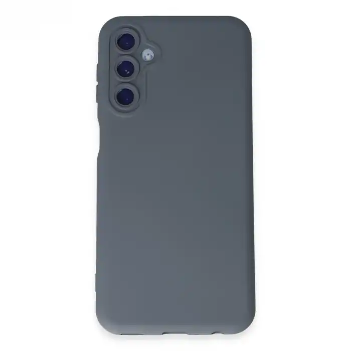 Samsung Galaxy M34 5g Kılıf Nano İçi Kadife Silikon - Gri