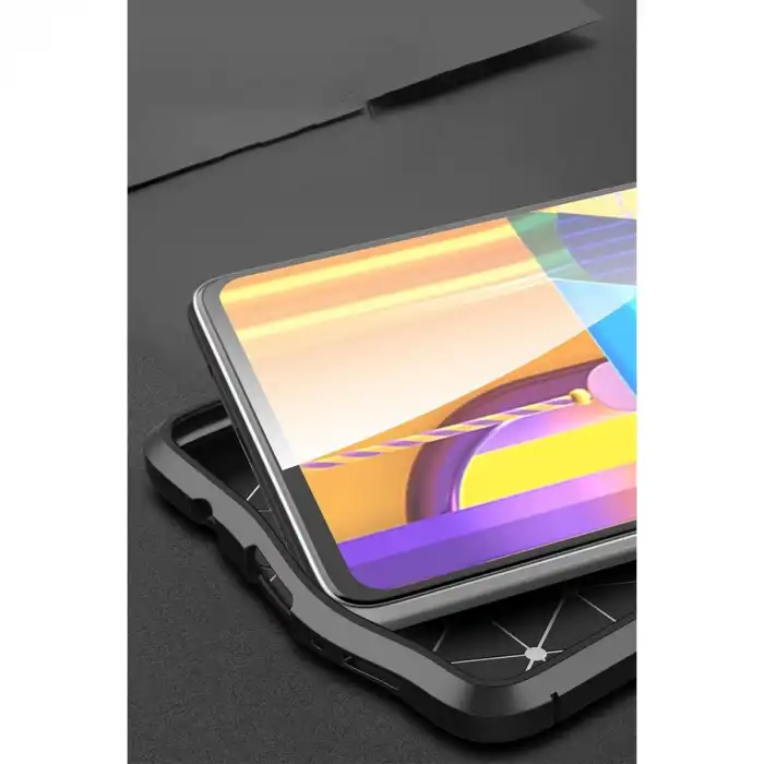 Samsung Galaxy M51 Kılıf Auto Focus Kapak - Kırmızı