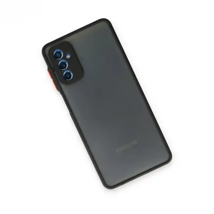 Samsung Galaxy M52 5g Kılıf Montreal Silikon Kapak - Siyah