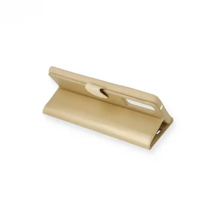 Samsung Galaxy Note 20 Kılıf Trend S Plus Kapaklı Kılıf - Gold