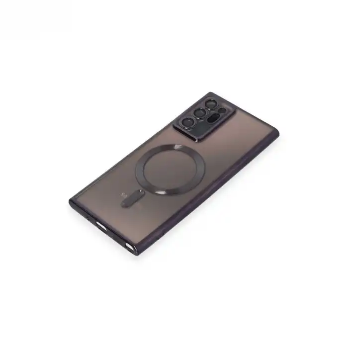 Samsung Galaxy Note 20 Ultra Kılıf Kross Magneticsafe Kapak - Mor