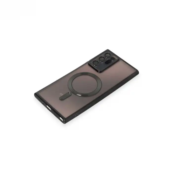 Samsung Galaxy Note 20 Ultra Kılıf Kross Magneticsafe Kapak - Siyah