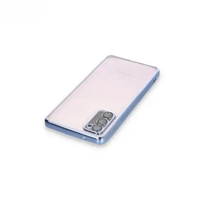 Samsung Galaxy S20 Fe Kılıf Razer Lensli Silikon - Açık Mavi
