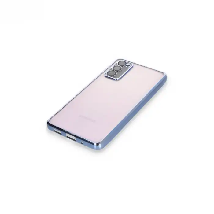 Samsung Galaxy S20 Fe Kılıf Razer Lensli Silikon - Açık Mavi