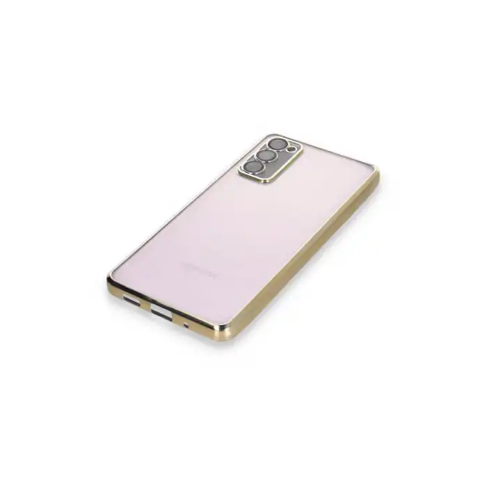 Samsung Galaxy S20 Fe Kılıf Razer Lensli Silikon - Gold