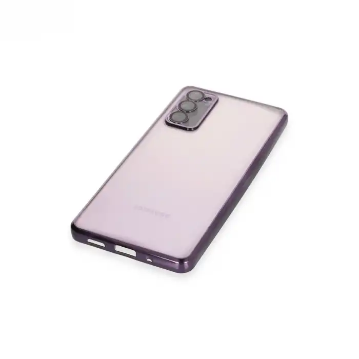 Samsung Galaxy S20 Fe Kılıf Razer Lensli Silikon - Mor