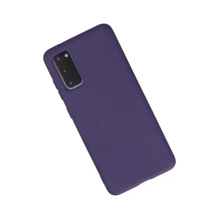 Samsung Galaxy S20 Kılıf Nano İçi Kadife Silikon - Mor