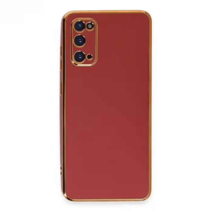 Samsung Galaxy S20 Kılıf Volet Silikon - Kırmızı