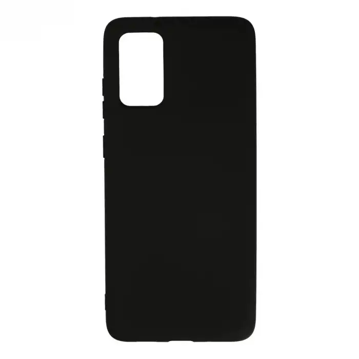 Samsung Galaxy S20 Plus Kılıf Nano İçi Kadife Silikon - Siyah