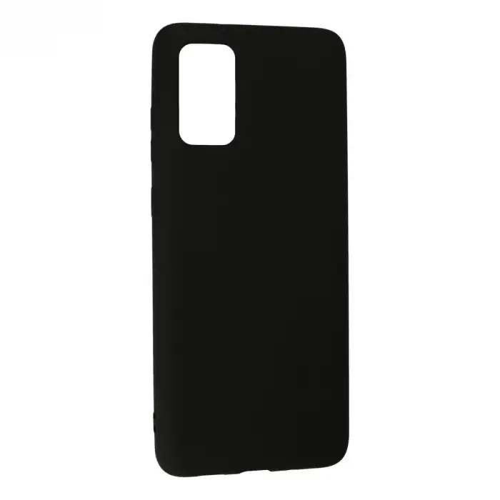 Samsung Galaxy S20 Plus Kılıf Nano İçi Kadife Silikon - Siyah