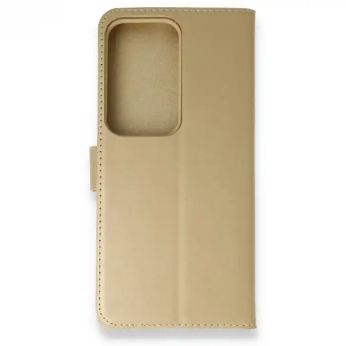 Samsung Galaxy S20 Ultra Trend S Plus Kapaklı Kılıf - Gold