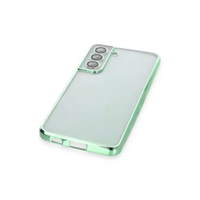 Samsung Galaxy S21 Fe Kılıf Razer Lensli Silikon - Yeşil