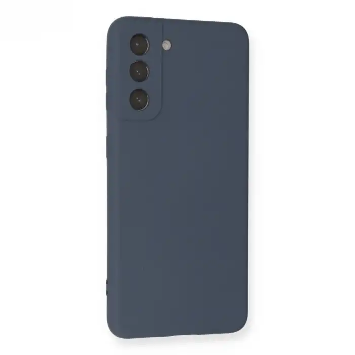 Samsung Galaxy S21 Kılıf Nano İçi Kadife Silikon - Gri