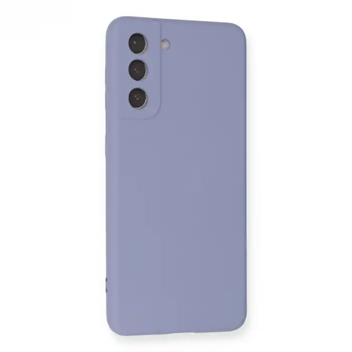 Samsung Galaxy S21 Kılıf Nano İçi Kadife Silikon - Lila
