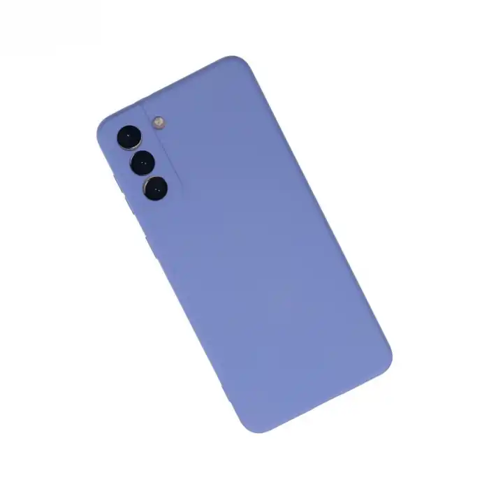 Samsung Galaxy S21 Plus Kılıf Nano İçi Kadife Silikon - Lila