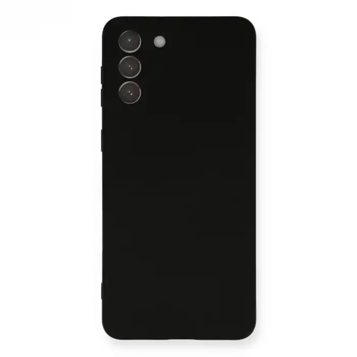 Samsung Galaxy S21 Plus Kılıf Nano İçi Kadife Silikon - Siyah