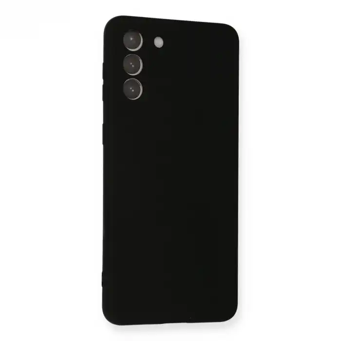 Samsung Galaxy S21 Plus Kılıf Nano İçi Kadife Silikon - Siyah