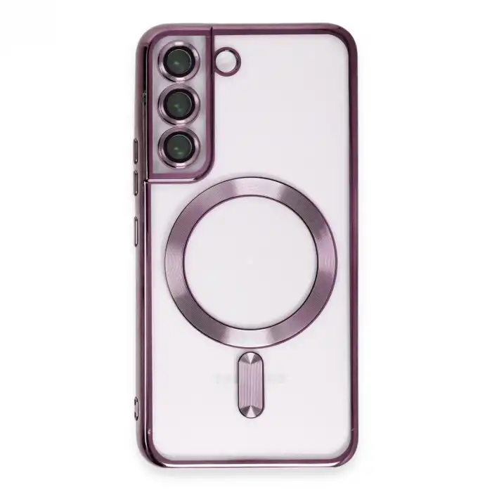 Samsung Galaxy S22 Kılıf Kross Magneticsafe Kapak - Mor