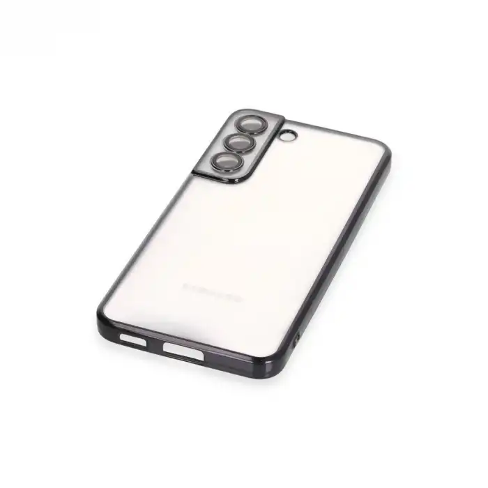 Samsung Galaxy S22 Kılıf Razer Lensli Silikon - Siyah