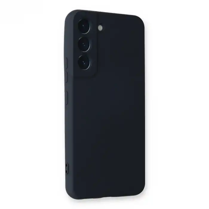 Samsung Galaxy S22 Plus Kılıf Nano İçi Kadife Silikon - Lacivert