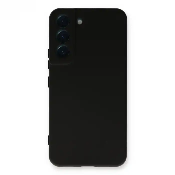 Samsung Galaxy S22 Plus Kılıf Nano İçi Kadife Silikon - Siyah
