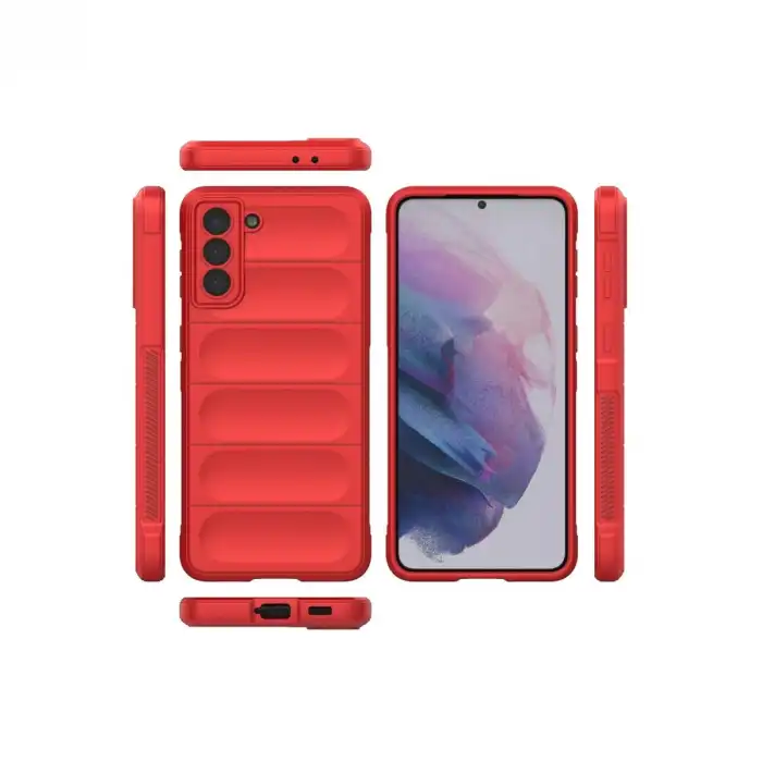 Samsung Galaxy S22 Plus Kılıf Optimum Silikon - Kırmızı