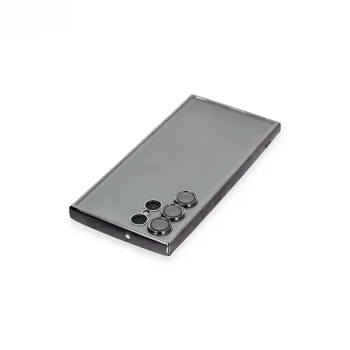 Samsung Galaxy S22 Ultra Kılıf Razer Lensli Silikon - Siyah