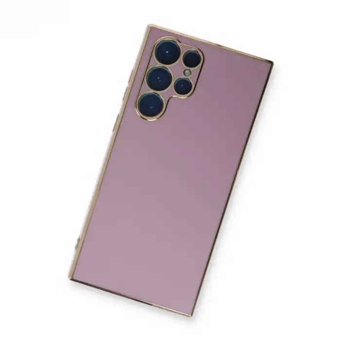 Samsung Galaxy S22 Ultra Kılıf Volet Silikon - Mor
