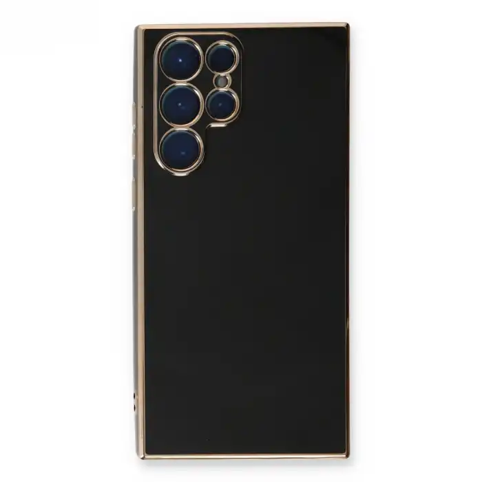 Samsung Galaxy S22 Ultra Kılıf Volet Silikon - Siyah