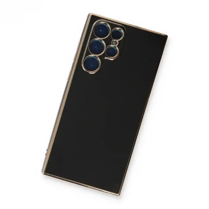 Samsung Galaxy S22 Ultra Kılıf Volet Silikon - Siyah