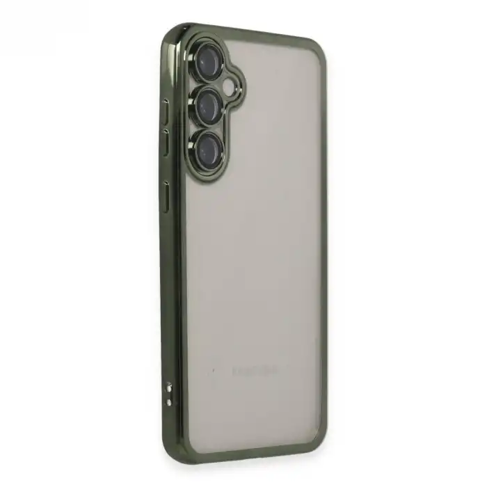 Samsung Galaxy S23 Fe Kılıf Razer Lensli Silikon - Yeşil