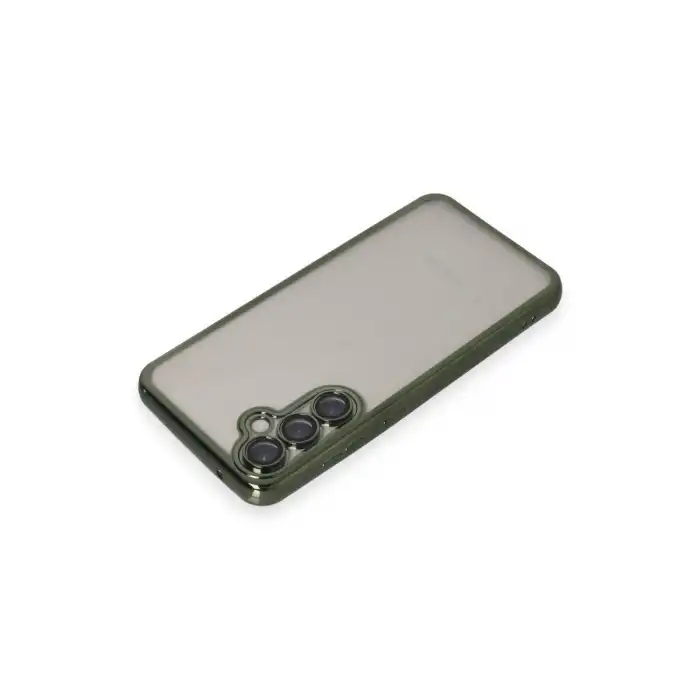 Samsung Galaxy S23 Fe Kılıf Razer Lensli Silikon - Yeşil